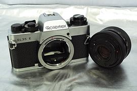 Rolleiflex SL35E, Body und Objektiv