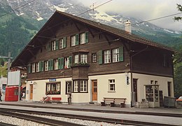 station building in 1988