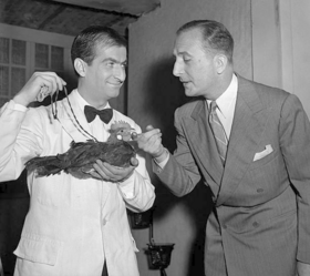 Louis de Funès et Jean Ozenne en 1952.