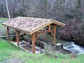 Le lavoir sur la Bassanne (janv. 2010)