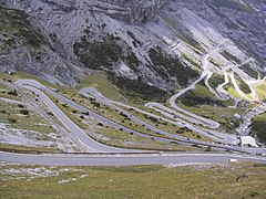 Le versan valtellinois du Stelvio.