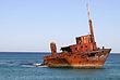 Wreck of the MV Sygna on Stockton Beach