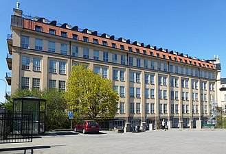 Tobaksmonopolets fabrik (1933-1939) hörnet Maria Bangata-Maria Skolgata