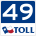 State Highway Loop 49 marker