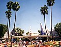 Tomorrowland entrance Disneyland 1996