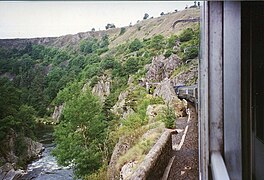 Dans les gorges de l'Allier