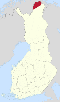 Utsjoki kommuns läge