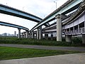 New Taipei Bridge bicycle track.