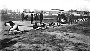 photographie d'une épreuve de tir à la corde