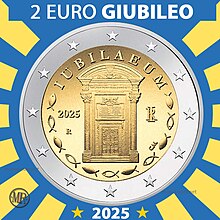 2 Euro Commemorativi 2025 Giubileo della Speranza