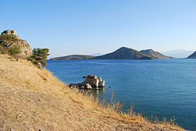 Vue sur l'île.