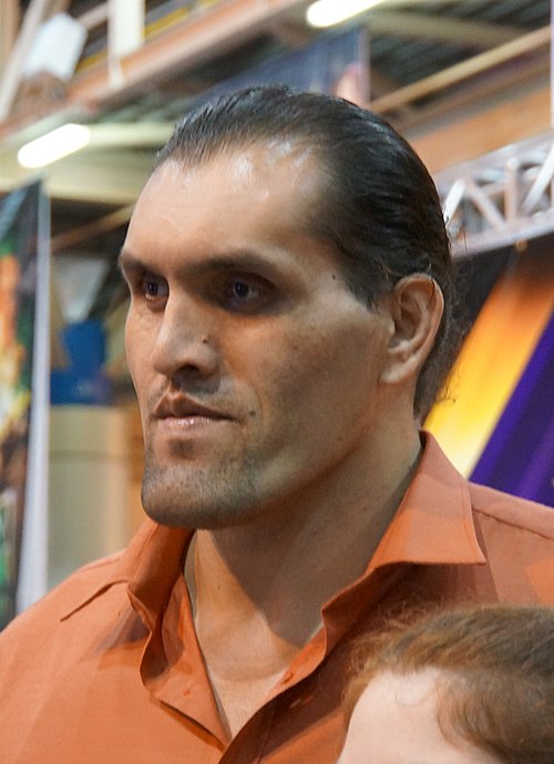 Prominent mentum of The Great Khali
