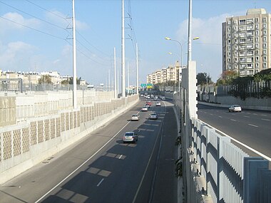 נתיבי איילון ממחלף יוספטל