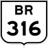 BR-316 shield}}