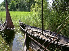 Barcos da época (reconstrução)