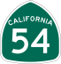 State Route 54 marker