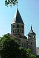 La "torre del agua bendita" y la "torre del reloj" están entre los restos conservados del monasterio de Cluny.