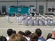 Compañía de alumnos a paso lixeiro.