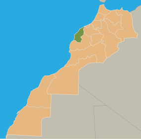 Localização de Doukkala-Abda em Marrocos