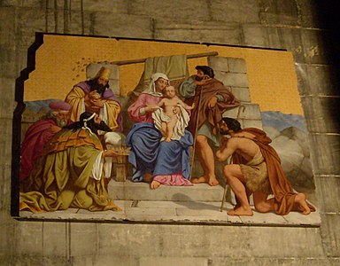 L'Adoration des mages (1854).