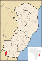 São José do Calçado – Mappa