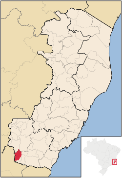 Location of São José do Calçado