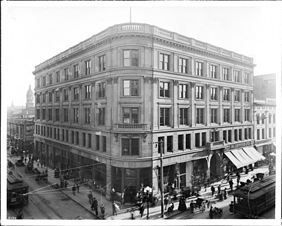 Wilcox Building, built 1895-6, photo from 1905