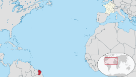 Розташування Французької Гвіани