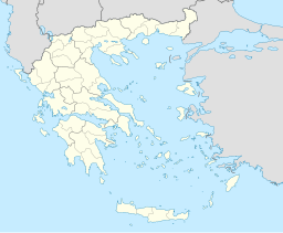 Patras läge i Grekland