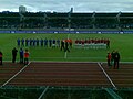 Laugardalsvöllur during the friendly match Iceland-Slovakia, in 2009
