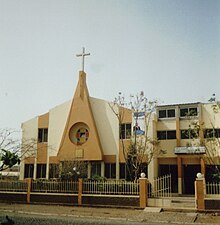 L'église protestante de Praia.