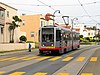 An inbound train at Ocean and San Leandro, 2018