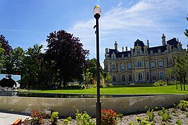 Le parc du château Perrier.