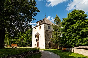 Turm der ehemaligen Burg auf dem Kalvarienberg