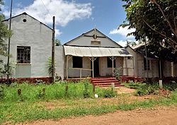 Abandoned hotel in Leydsdorp