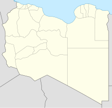 مطار بني وليد على خريطة ليبيا