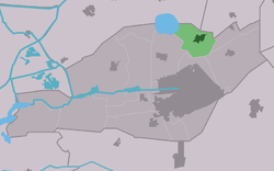 Location in Smallingerland municipality