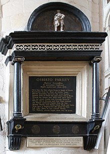 Photograph of Parsley's memorial at Norwich