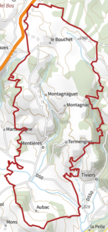 Carte topographique