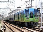 1001F なんばパークスラッピング （2006年7月 住吉東駅付近）