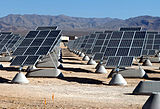 Nellis Solar Power Plant was the second largest photovoltaic power plant in North America when built.