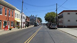 Looking south on Front Street