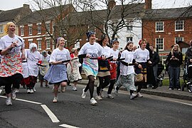 Olney Pancake Race 2009