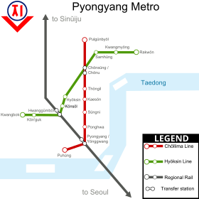 Image illustrative de l’article Métro de Pyongyang