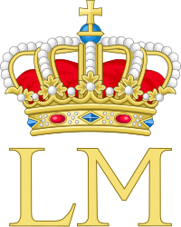 Royal Monogram of Queen Louise-Marie of Belgium