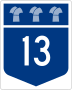 Highway 13 marker