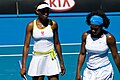 Serena Williams et Venus Williams en 2009.