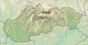 Mala Fatra na zemljovidu Slovačke