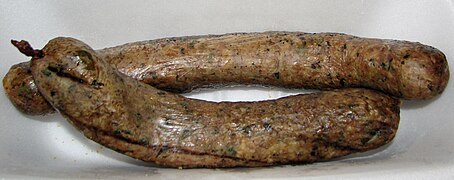 Boudin fumé.