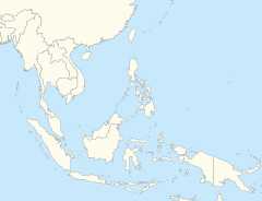 ポイペトの位置（東南アジア内）